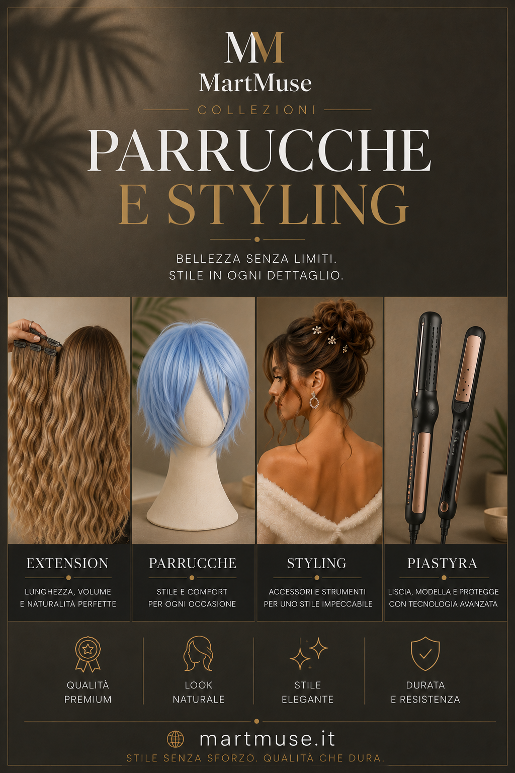 Extension, Parrucche e Styling