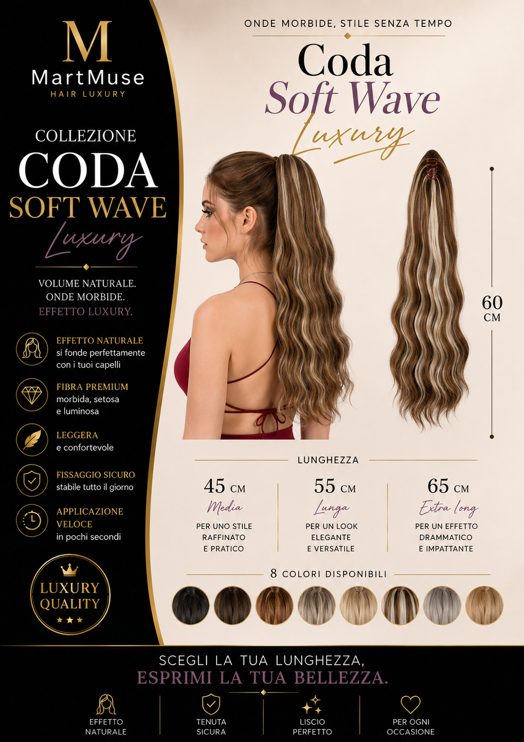 Coda  Soft Wave Luxury 60 cm